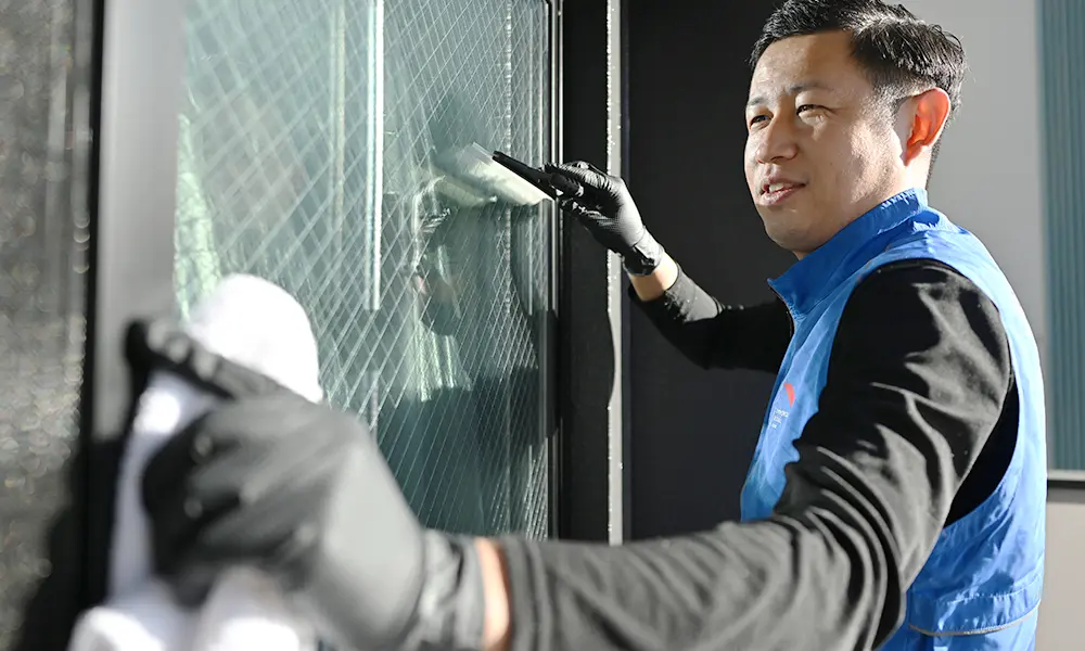 ハウスクリーニングの様子