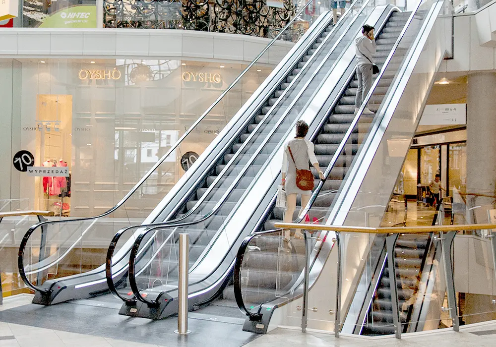 ショッピングセンターの様子