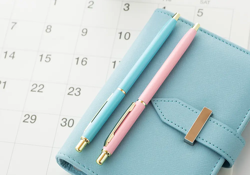 スケジュールのイメージ