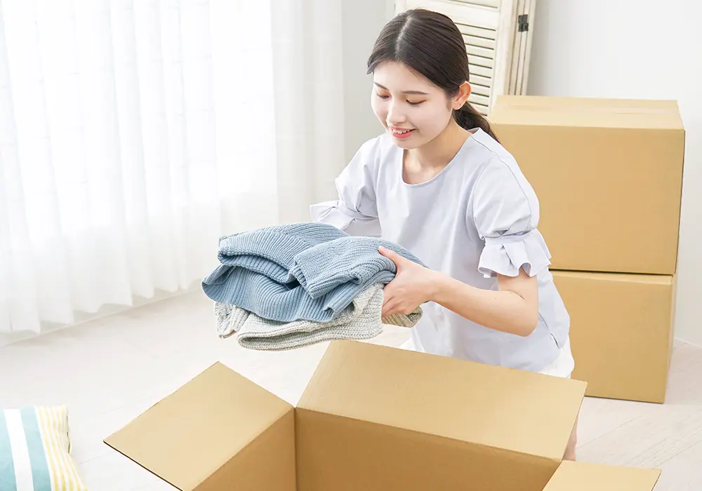 荷造りのイメージ