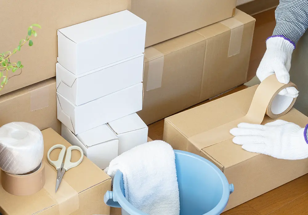 荷造りのイメージ